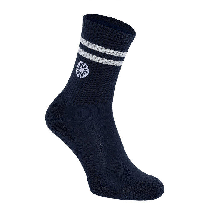 Indian Maharadja Striped Crew Sock Night Blue Sokken