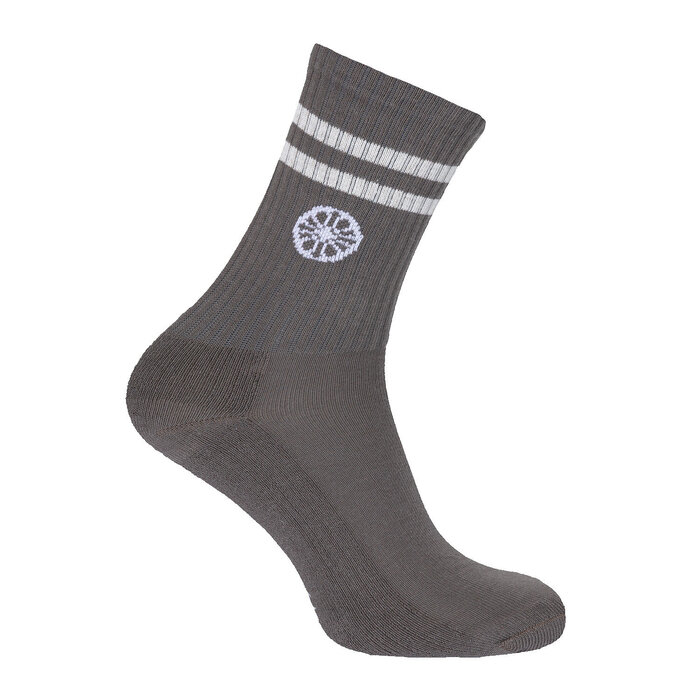 Indian Maharadja Striped Crew Sock Walnut Sokken