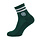 Striped Short Sock Hunter Green Sokken