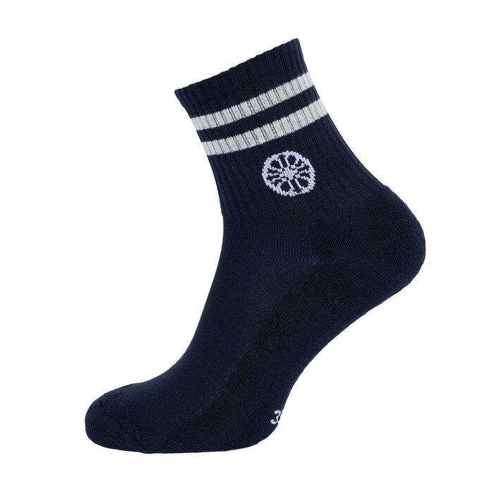 Indian Maharadja Striped Short Sock Night Blue Sokken