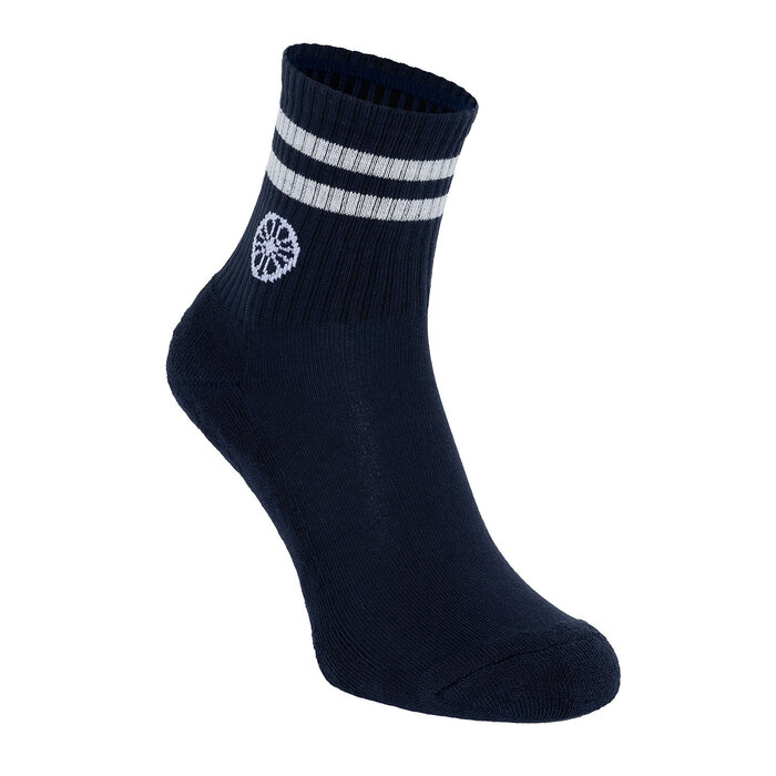 Indian Maharadja Striped Short Sock Night Blue Sokken