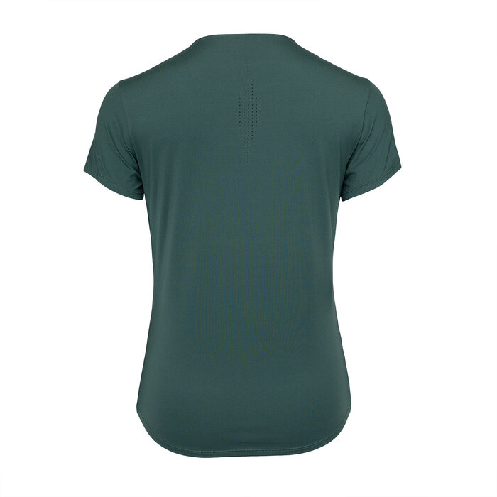 Indian Maharadja Women Breeze Round Neck Tee Hunter Green Dames Shirt