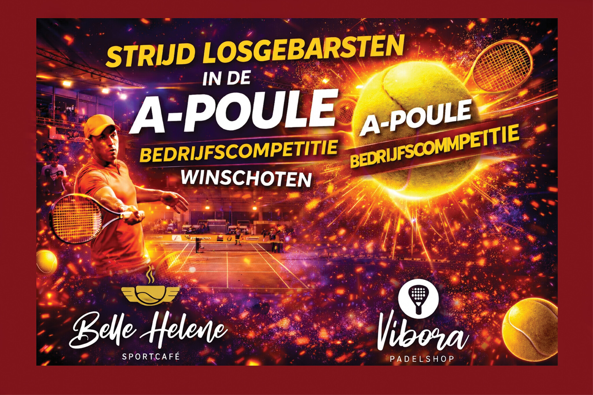 A-poule bedrijfscompetitie barst los: Belle Helene overtuigend aan kop