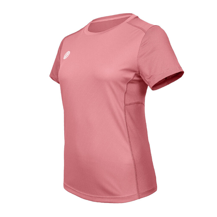 Indian Maharadja Women Agility Round Neck Tee Blush Pink Shirt