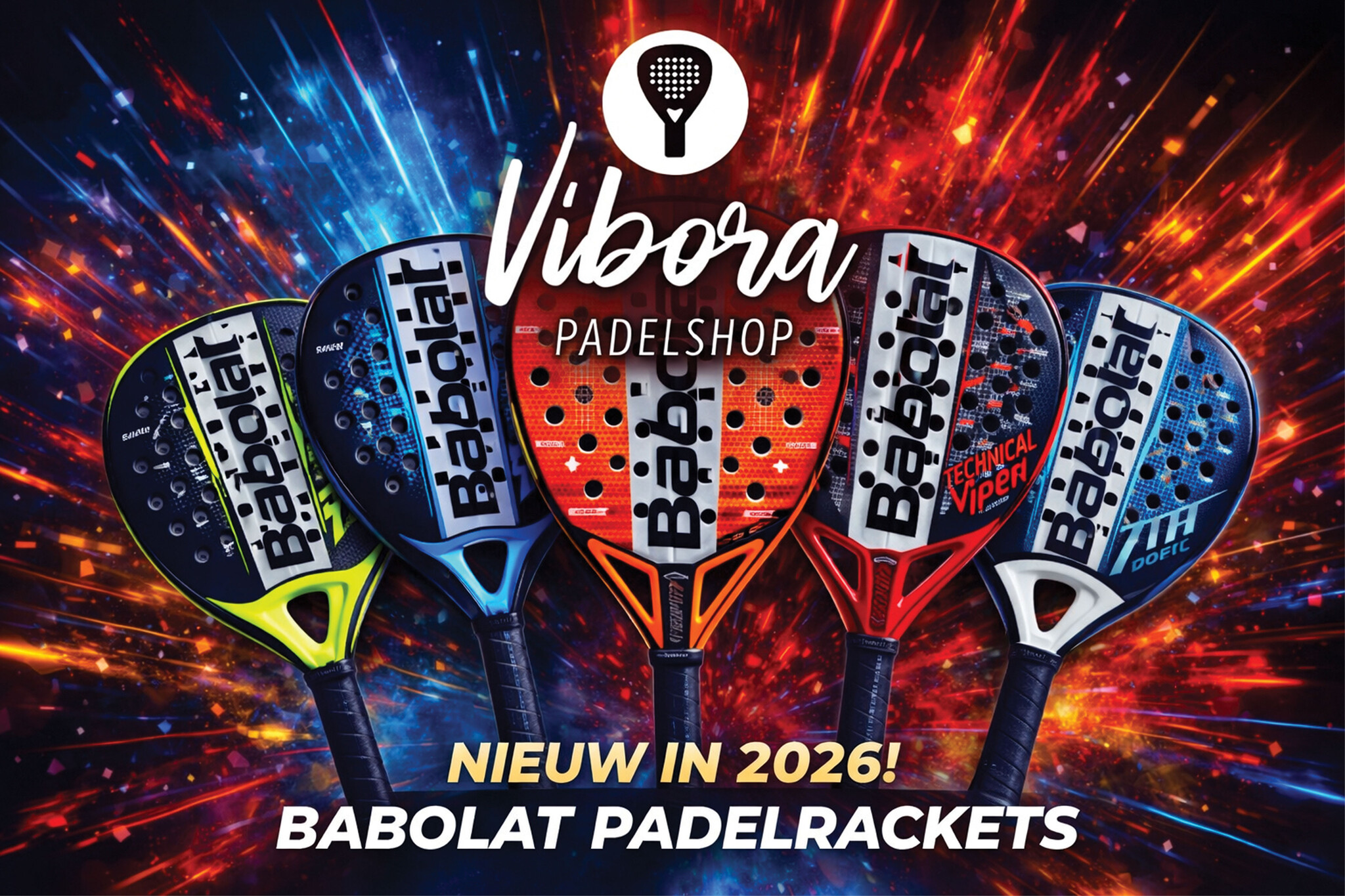 Babolat 2026 collectie | Air Veron, Counter Vertuo, Technical Veron – Nu bij Padelshop Vibora Winschoten