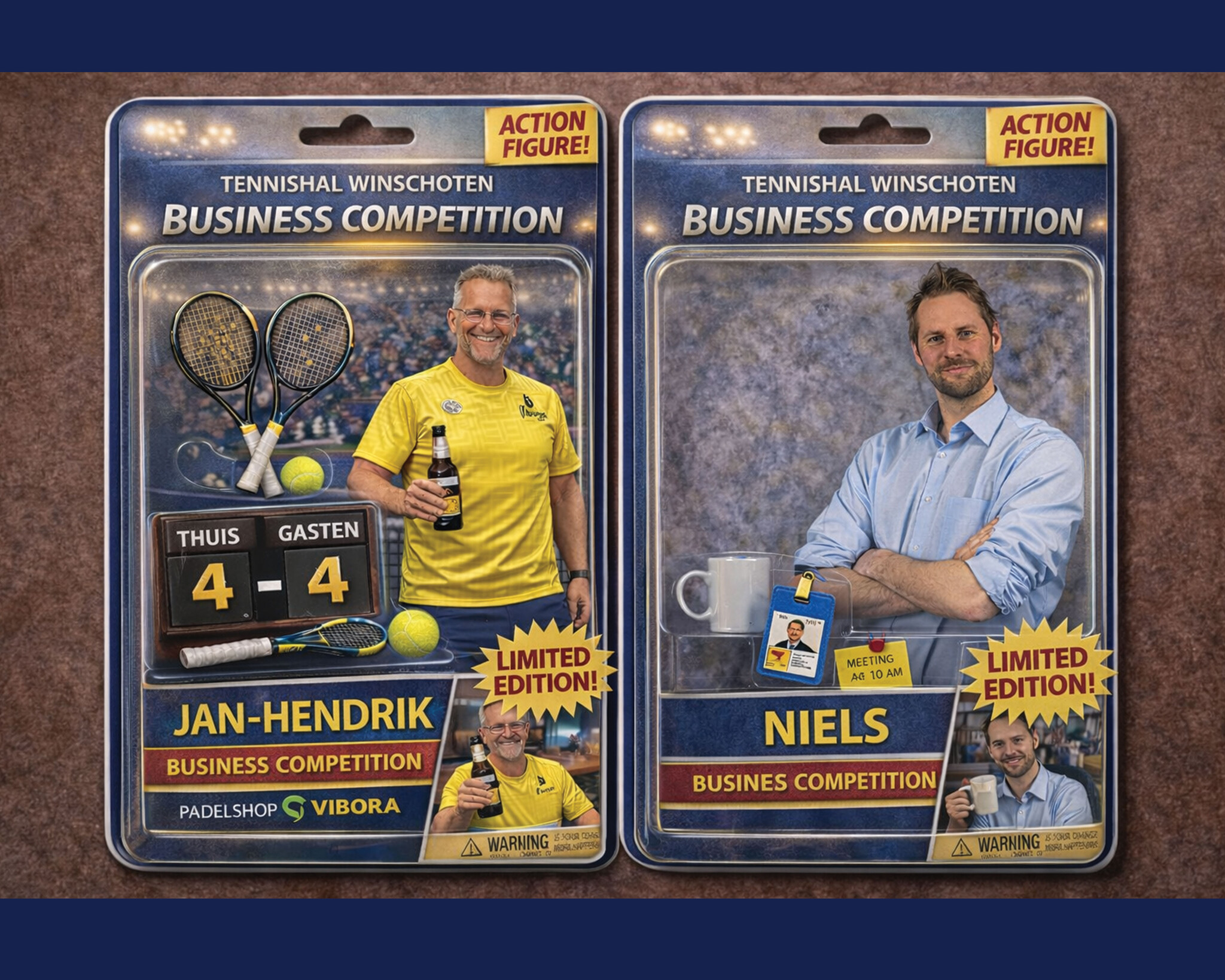 Bedrijvencompetitie Tennishal Winschoten: Belle Helene dendert richting titel in spannende A-poule