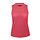 Women Sleeveless Jacquard Top Berry Rose Dames