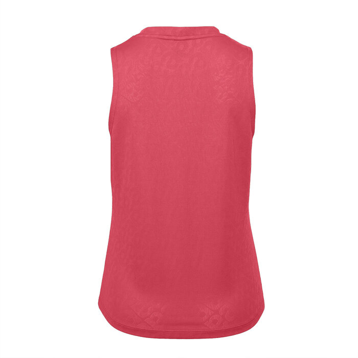 The Indian Maharadja Women Sleeveless Jacquard Top Berry Rose Dames