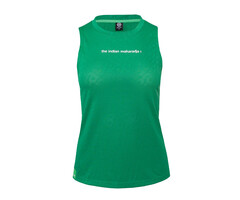 Indian Maharadja Woman Sleeveless Jacquard Top Lush Green
