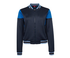 The Indian Maharadja Woman Pique Bomber Jacket Night Blue