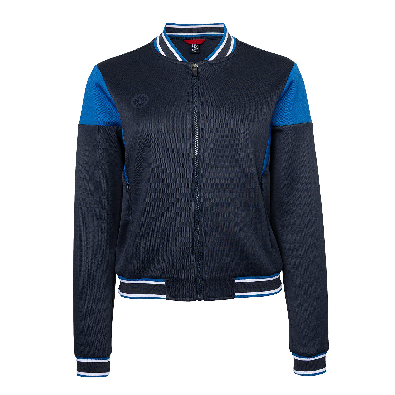 The Indian Maharadja Woman Pique Bomber Jacket Night Blue