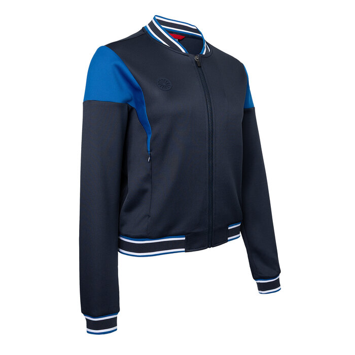 The Indian Maharadja Woman Pique Bomber Jacket Night Blue