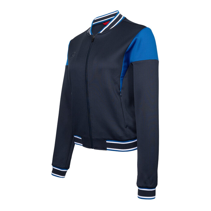 The Indian Maharadja Woman Pique Bomber Jacket Night Blue