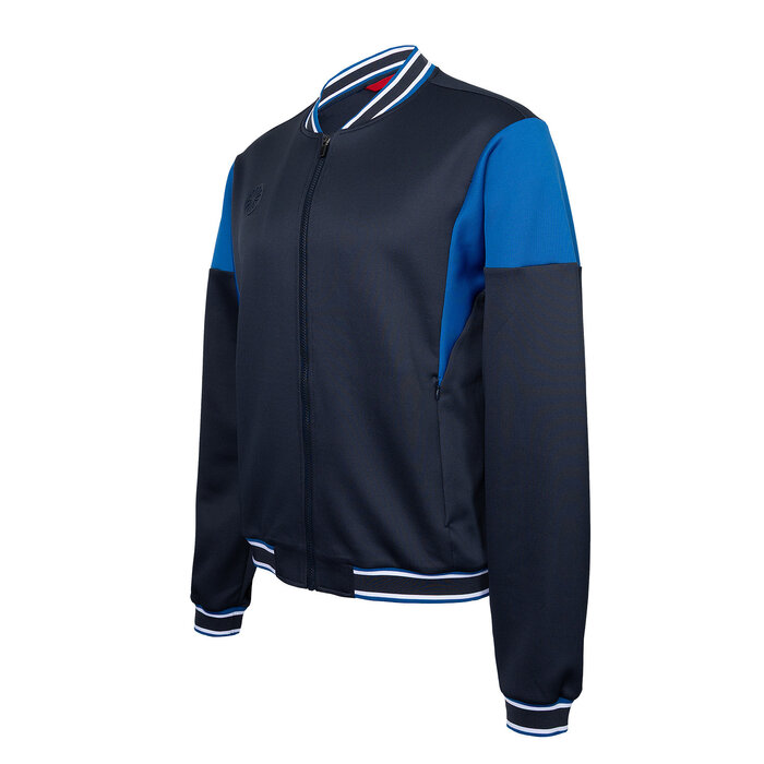 The Indian Maharadja Men Pique Bomber Jacket Night Blue