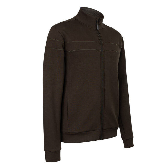 The Indian Maharadja Men Soft Supreme Jacket Black Olive