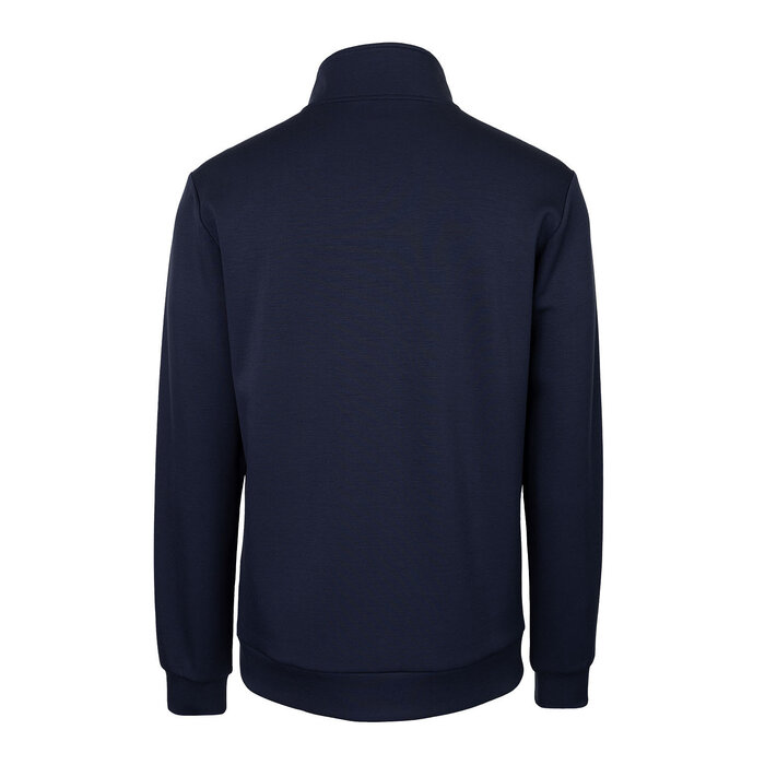 The Indian Maharadja Men Soft Supreme Half Zip Sweater Night Blue