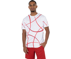 The Indian Maharadja Men Pique Smash Tee Ruby Red