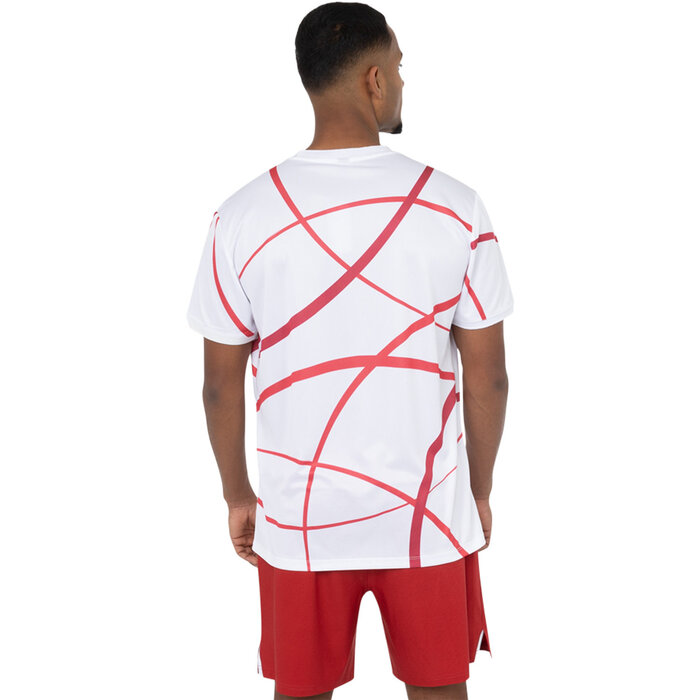 The Indian Maharadja Men Pique Smash Tee Ruby Red