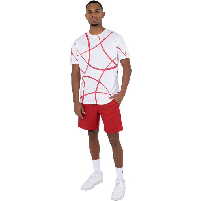 The Indian Maharadja Men Pique Smash Tee Ruby Red