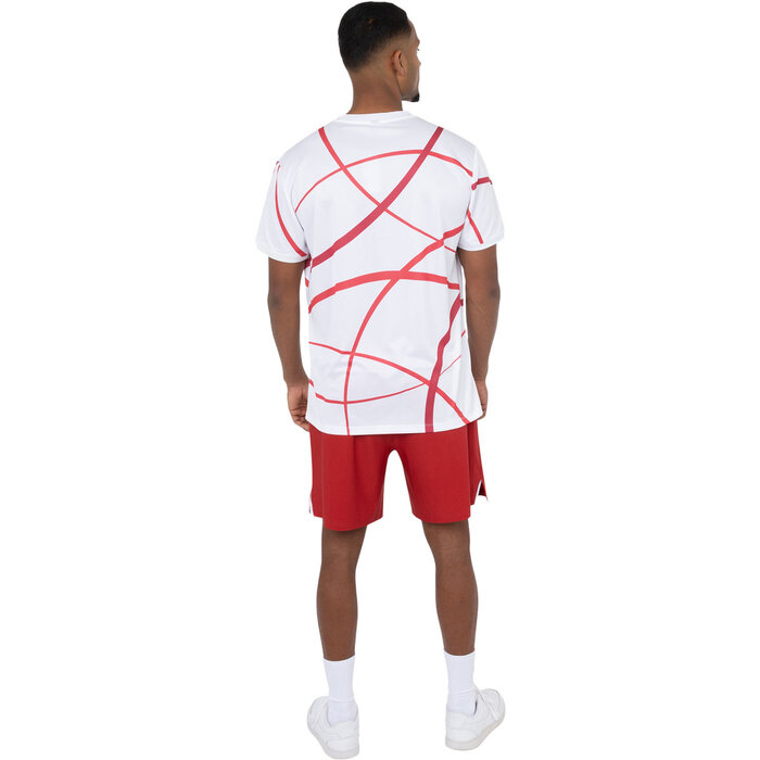 The Indian Maharadja Men Pique Smash Tee Ruby Red