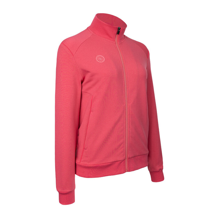 The Indian Maharadja Women Cotton Track Jacket Berry Rose