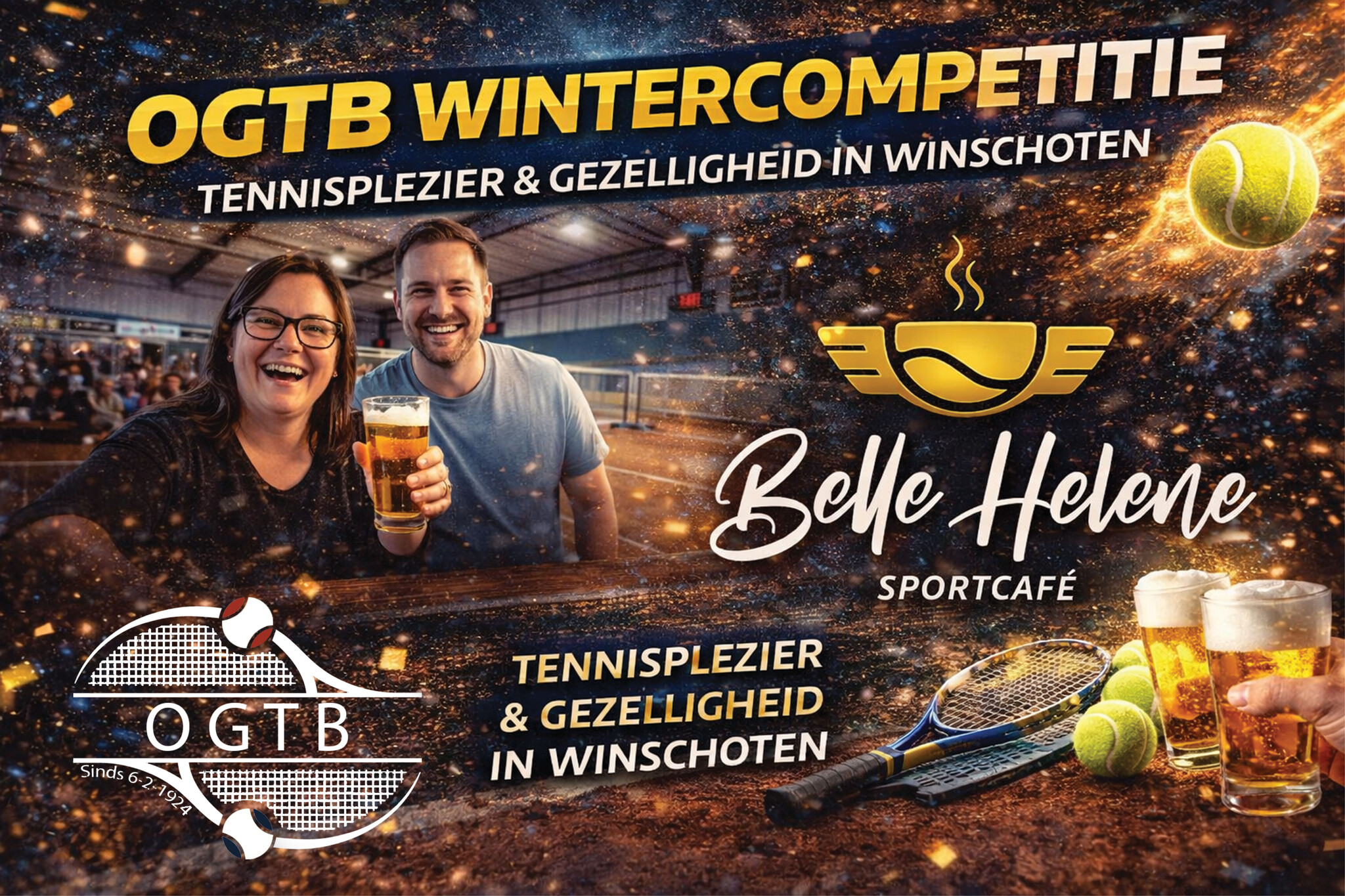 OGTB Wintercompetitie Winschoten | Tennis, gezelligheid & Belle Helene