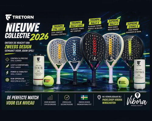 Welke Tretorn padelracket kiezen? | Vergelijk 2026 collectie – Vibora Winschoten