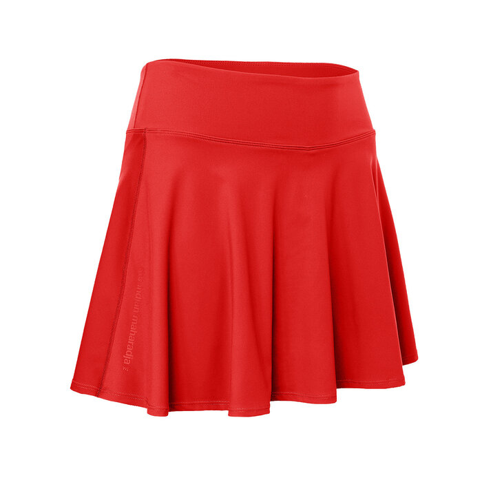 Indian Maharadja Women Flowing Skirt Ruby Red