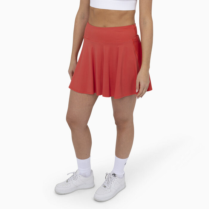 Indian Maharadja Women Flowing Skirt Ruby Red