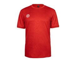 Indian Maharadja Men Pique Printed Tee Ruby Red