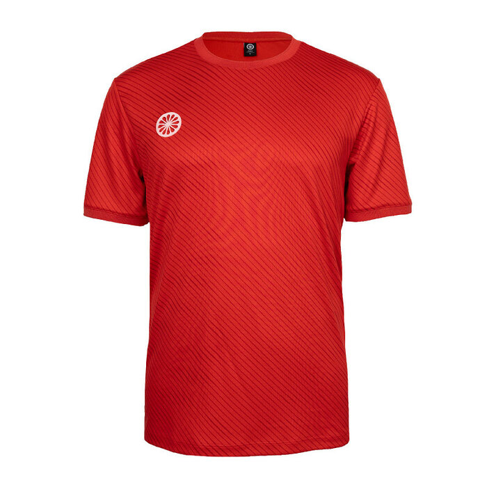 Indian Maharadja Men Pique Printed Tee Ruby Red