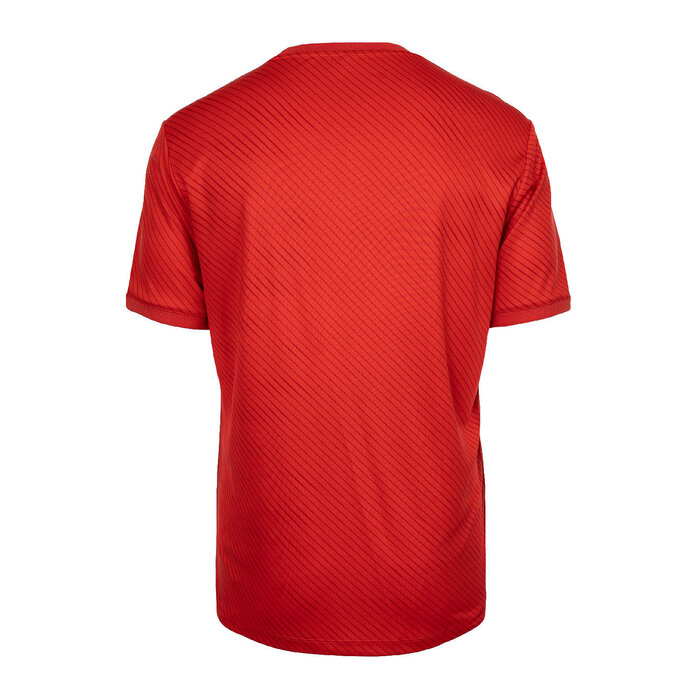 Indian Maharadja Men Pique Printed Tee Ruby Red