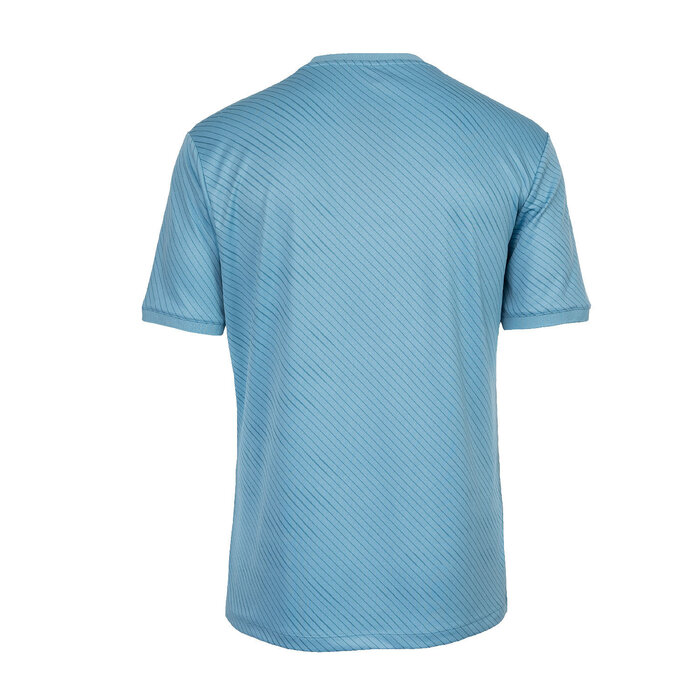 Indian Maharadja Men Pique Printed Tee Serene Blue