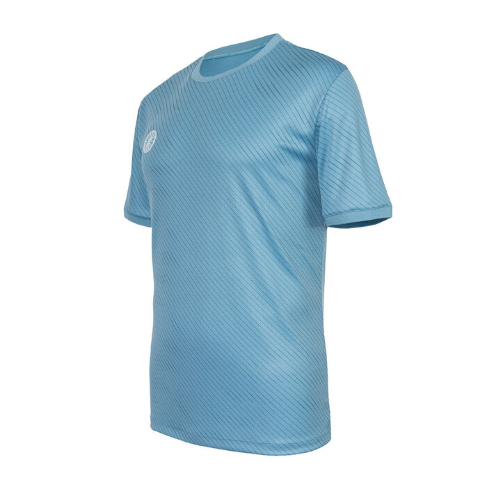 Indian Maharadja Men Pique Printed Tee Serene Blue