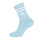 Striped Sock Crew Serene Blue