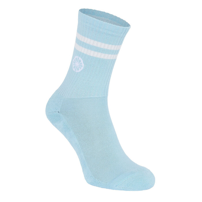 Indian Maharadja Striped Sock Crew Serene Blue