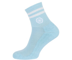 Indian Maharadja Striped Short Sock Serene Blue