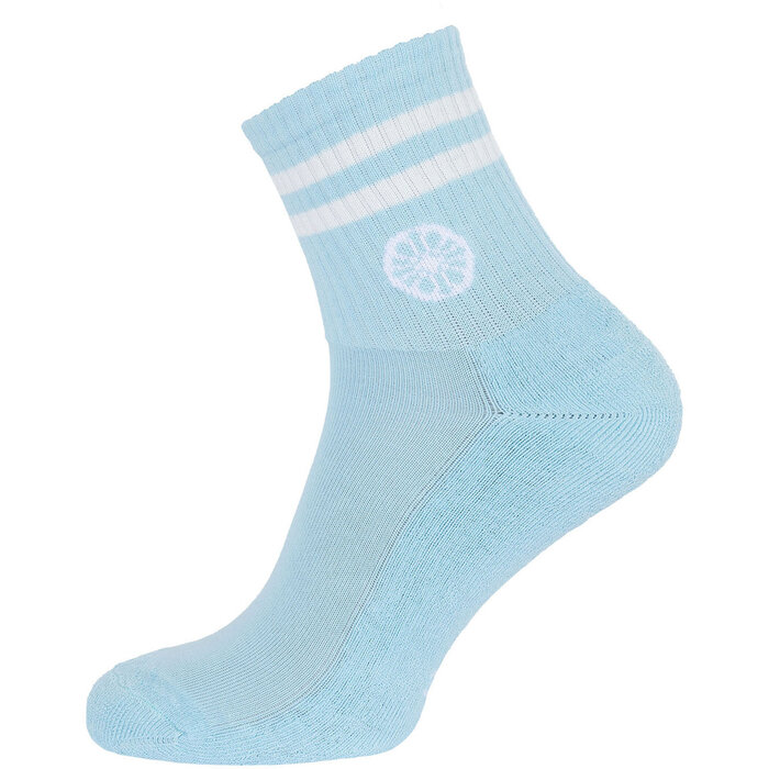 Indian Maharadja Striped Short Sock Serene Blue