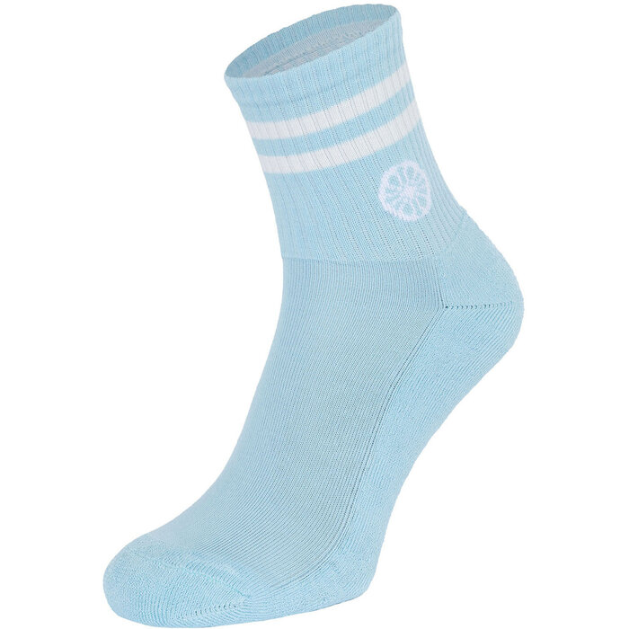 Indian Maharadja Striped Short Sock Serene Blue