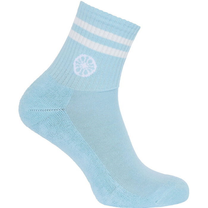 Indian Maharadja Striped Short Sock Serene Blue