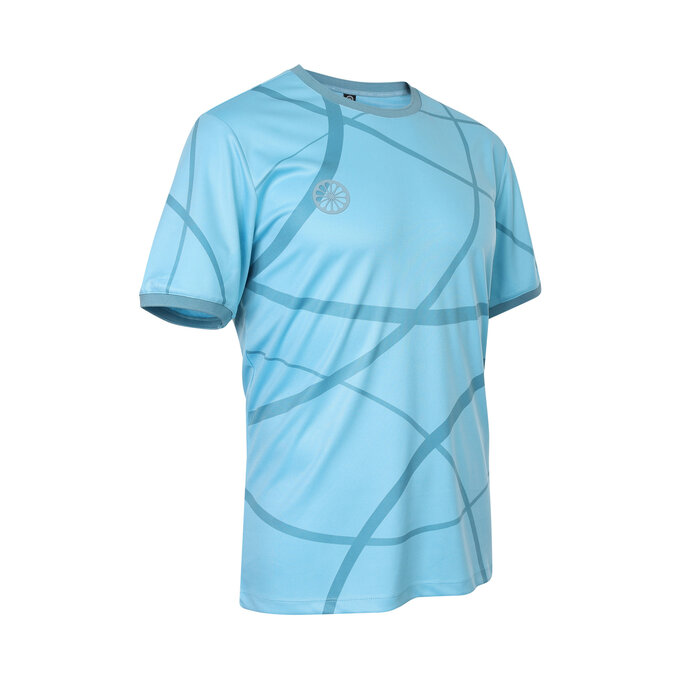 Indian Maharadja Men Pique Smash Tee Serene Blue