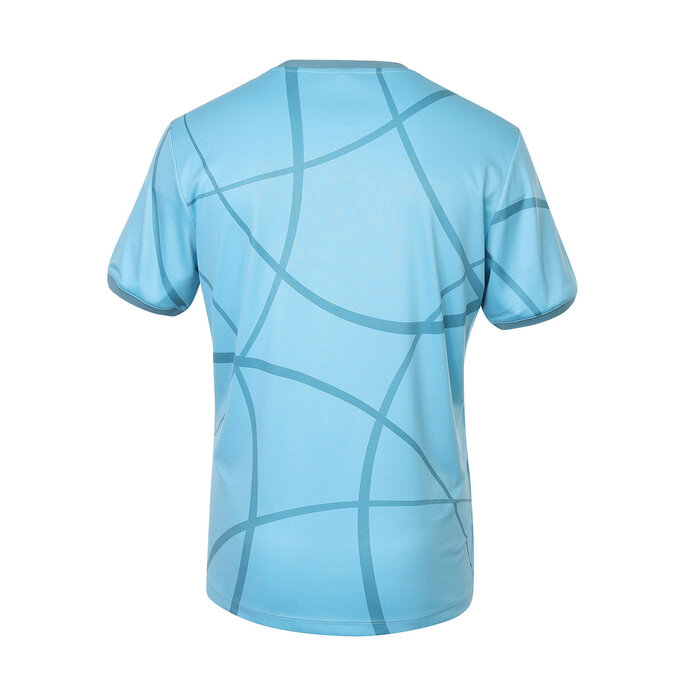 Indian Maharadja Men Pique Smash Tee Serene Blue