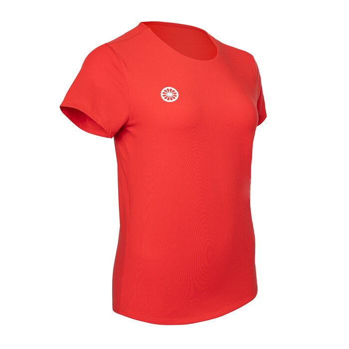 Indian Maharadja Women Breeze Round Neck Tee Ruby Red