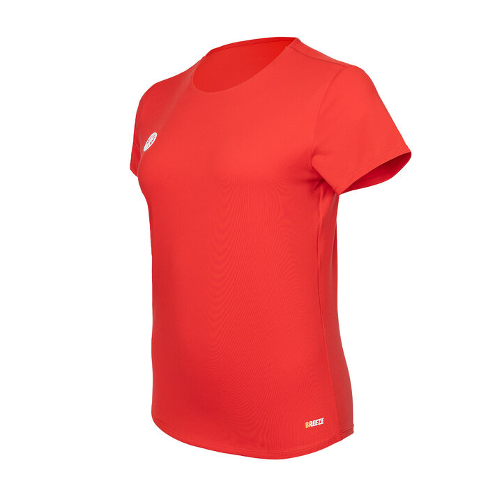 Indian Maharadja Women Breeze Round Neck Tee Ruby Red