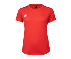 Indian Maharadja Women Agility Round Neck Tee Ruby Red
