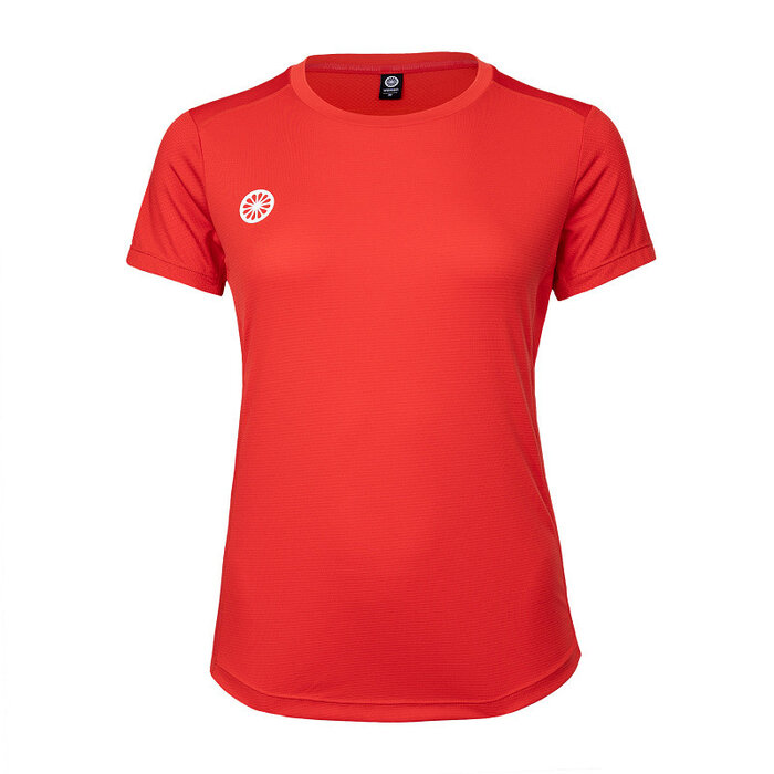 Indian Maharadja Women Agility Round Neck Tee Ruby Red