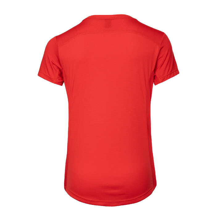 Indian Maharadja Women Agility Round Neck Tee Ruby Red