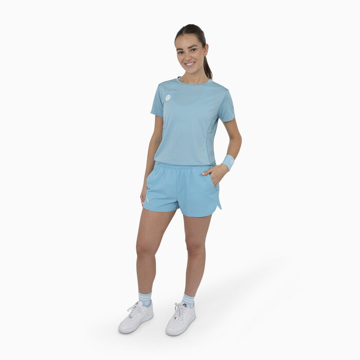 Indian Maharadja Women Agility Round Neck Tee Serene Blue