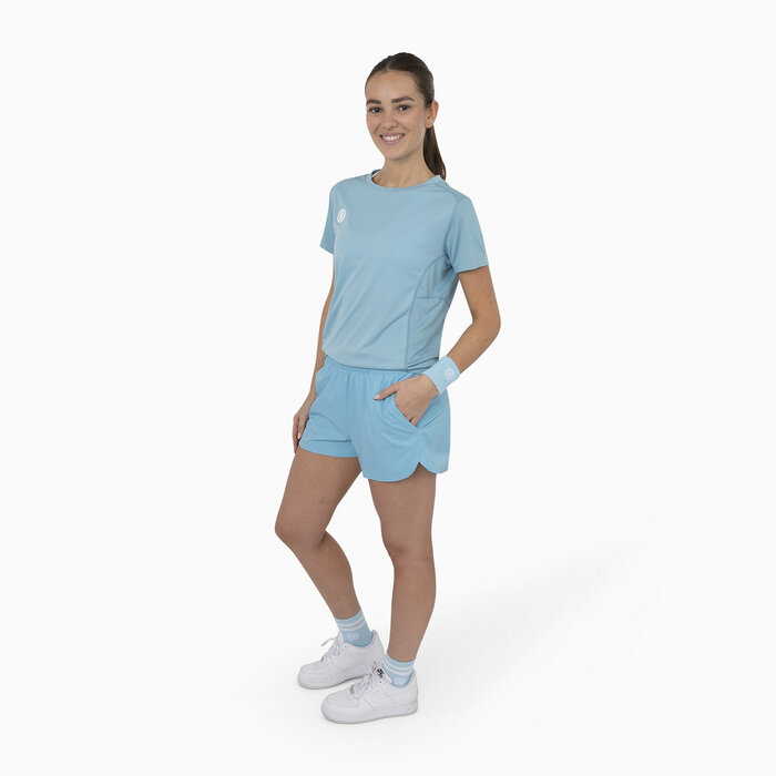 Indian Maharadja Women Agility Round Neck Tee Serene Blue