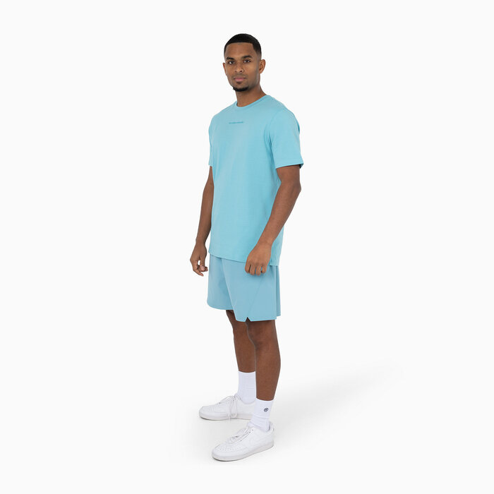 Indian Maharadja Men Cotton Tee Serene Blue